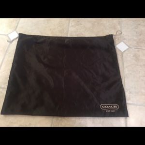Large Brown Coach Dust Bag